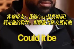 霍顿塔克：我的GOAT是詹姆斯，和他做队友时被折服，当然尊重乔丹